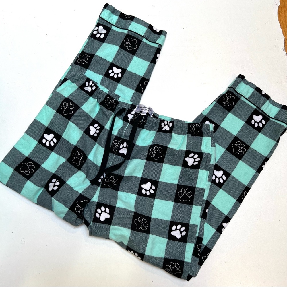 Animal Rescue Site. Lounge/Sleep pants. Unisex. Sz XL.  Cotton Flannel